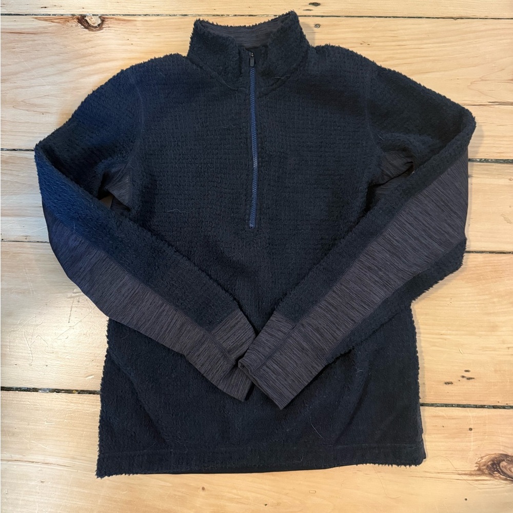 Velocio Biker Dark Blue Zip-Up Sweater